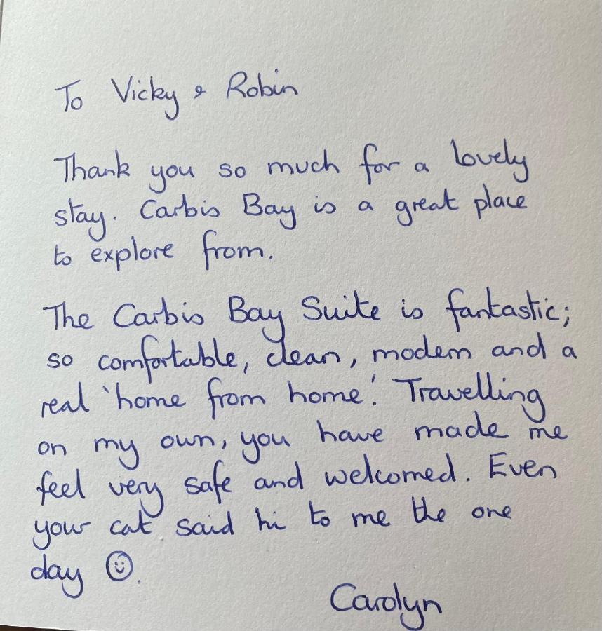 Carbis Bay Suite, Carbis Bay, St Ives, Free Parking, Near Beach Bagian luar foto